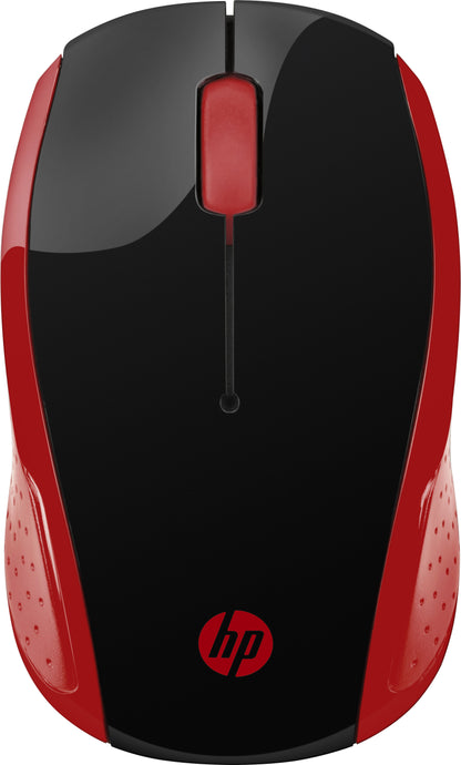 HP - Ratón inalámbrico 200 (Rojo imperial)