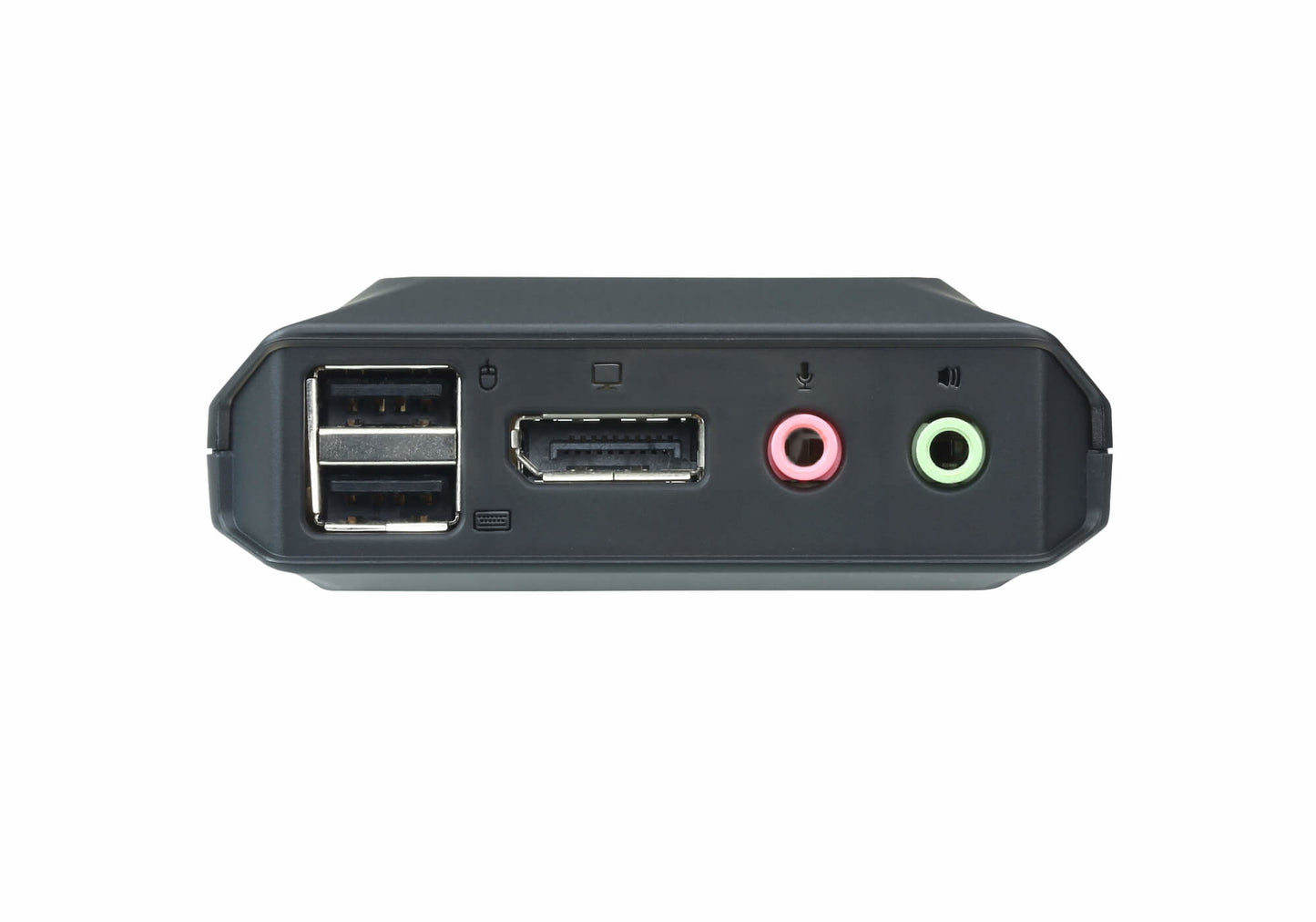 ATEN - Switch KVM formato cable DisplayPort USB de 2 puertos selector remoto de puerto