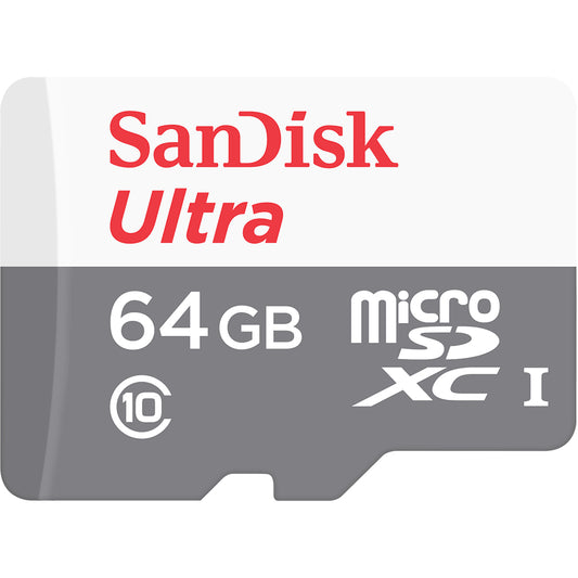 SanDisk - Ultra MicroSDXC 64GB UHS-I + SD Adapter memoria flash Clase 10