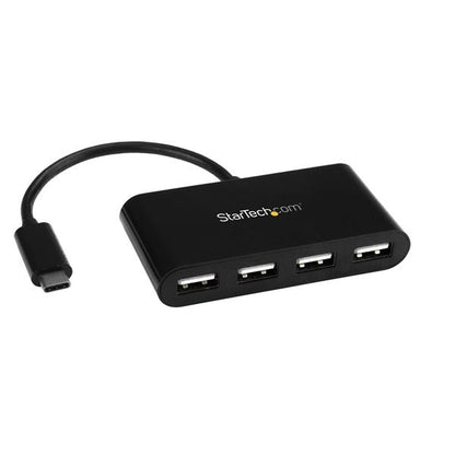 StarTech.com - Hub Concentrador USB-C a USB A de 4 Puertos - Ladrón Adaptador USB Tipo C a USB A de 4 Puertos - USB 2.0