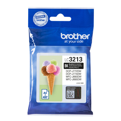 Brother LC-3213BK cartucho de tinta Original Alto rendimiento (XL) Negro