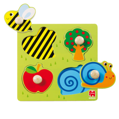 Goula - PUZZLE GOULA 4 PZ C/PIVOTES GRANDES CAMPO