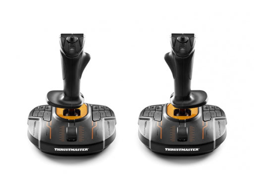 Thrustmaster - T.16000M FCS SPACE SIM DUO Negro  Naranja USB Palanca de mando Analógico/Digital PC