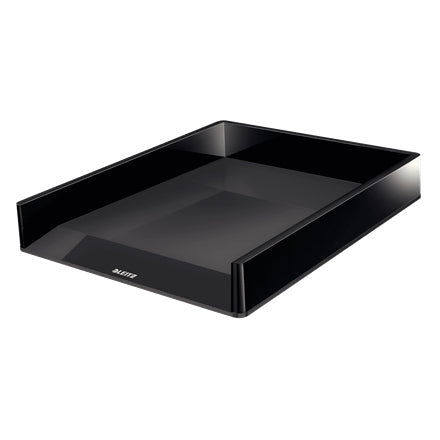 Leitz - 53610095 bandeja de escritorio/organizador Poliestireno Negro