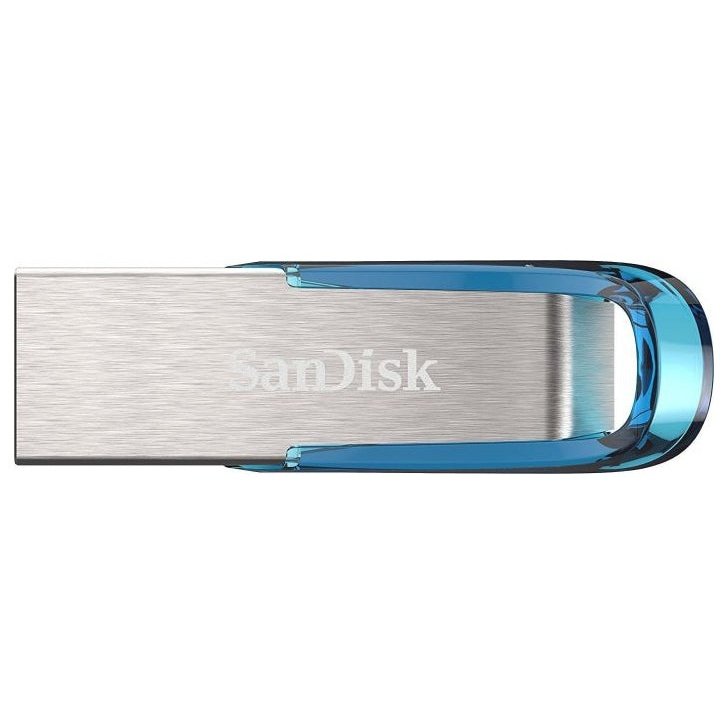 SanDisk - Ultra Flair unidad flash USB 32 GB USB tipo A 3.2 Gen 1 (3.1 Gen 1) Azul  Plata