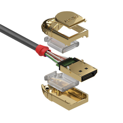 Lindy - 36292 cable DisplayPort 2 m Oro