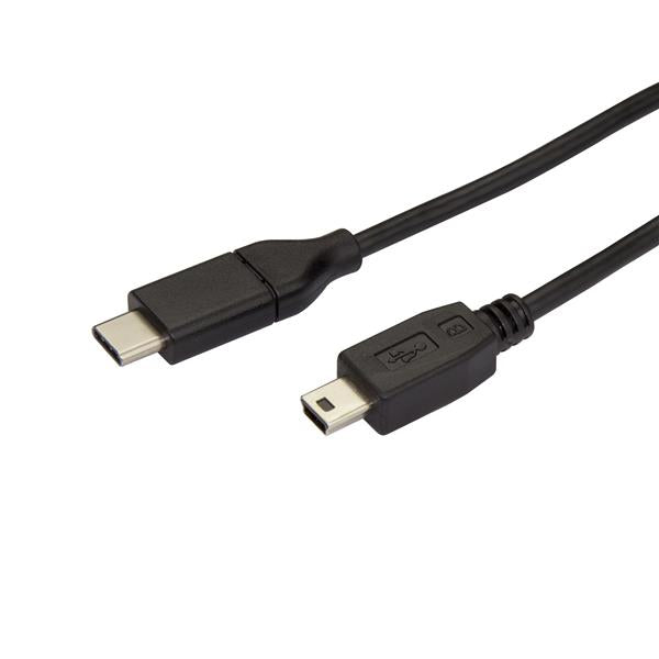 StarTech.com - Cable de 2m USB-C a Mini USB-B - Cable Adaptador USB Tipo C a USB Mini B