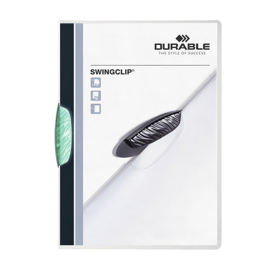 Durable - Pack 1 Unid. Swingclip archivador Polipropileno (PP) Verde 226032