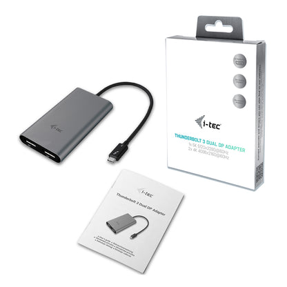 i-tec - Thunderbolt 3 Dual DP Video Adapter