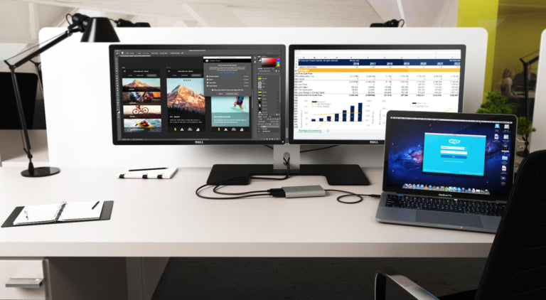 i-tec - Thunderbolt 3 Dual Adaptador de Video de HDMI