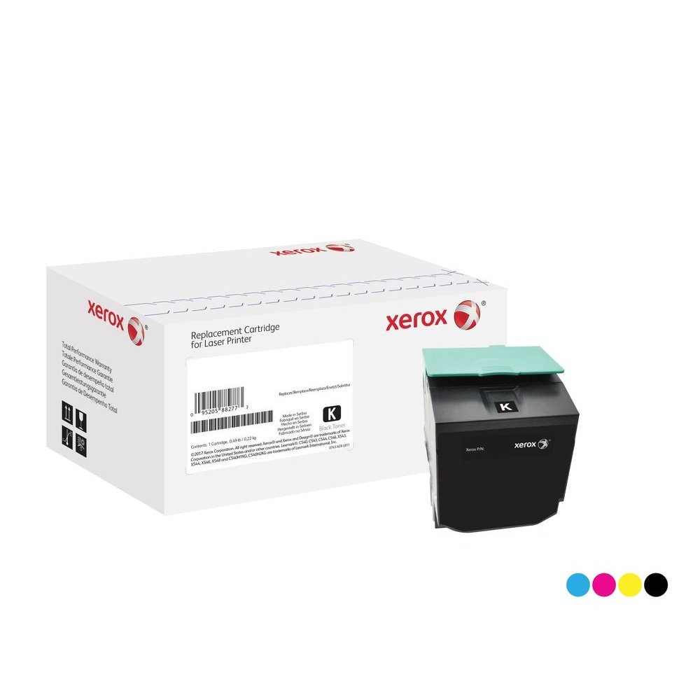 Xerox - Cartucho de tóner magenta. Equivalente a Lexmark C540H1MG  C540H2MG. Compatible con Lexmark C540  C543  C544  C546  X543  X544  X546  X548