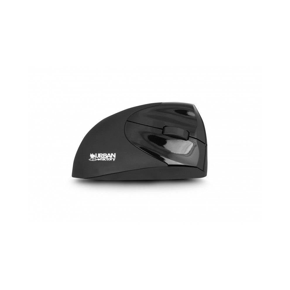 Urban Factory - Wireless Ergo ratón Oficina mano derecha RF inalámbrico Óptico 1600 DPI