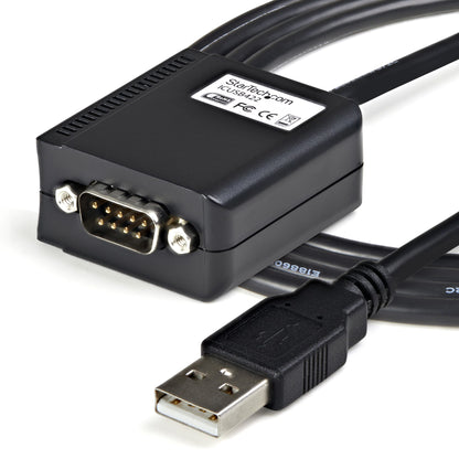 StarTech.com - Cable 1 8m USB a Puerto Serie Serial RS422 y 485 DB9 con Retención Puerto COM