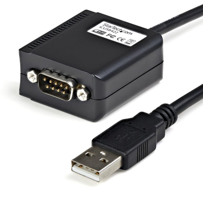 StarTech.com - Cable 1 8m USB a Puerto Serie Serial RS422 y 485 DB9 con Retención Puerto COM