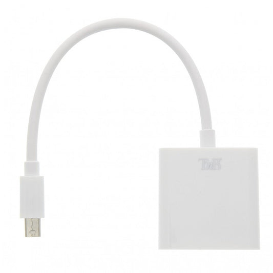 T'nB - MIDPVGA adaptador de cable de vídeo VGA (D-Sub) Mini DisplayPort Blanco