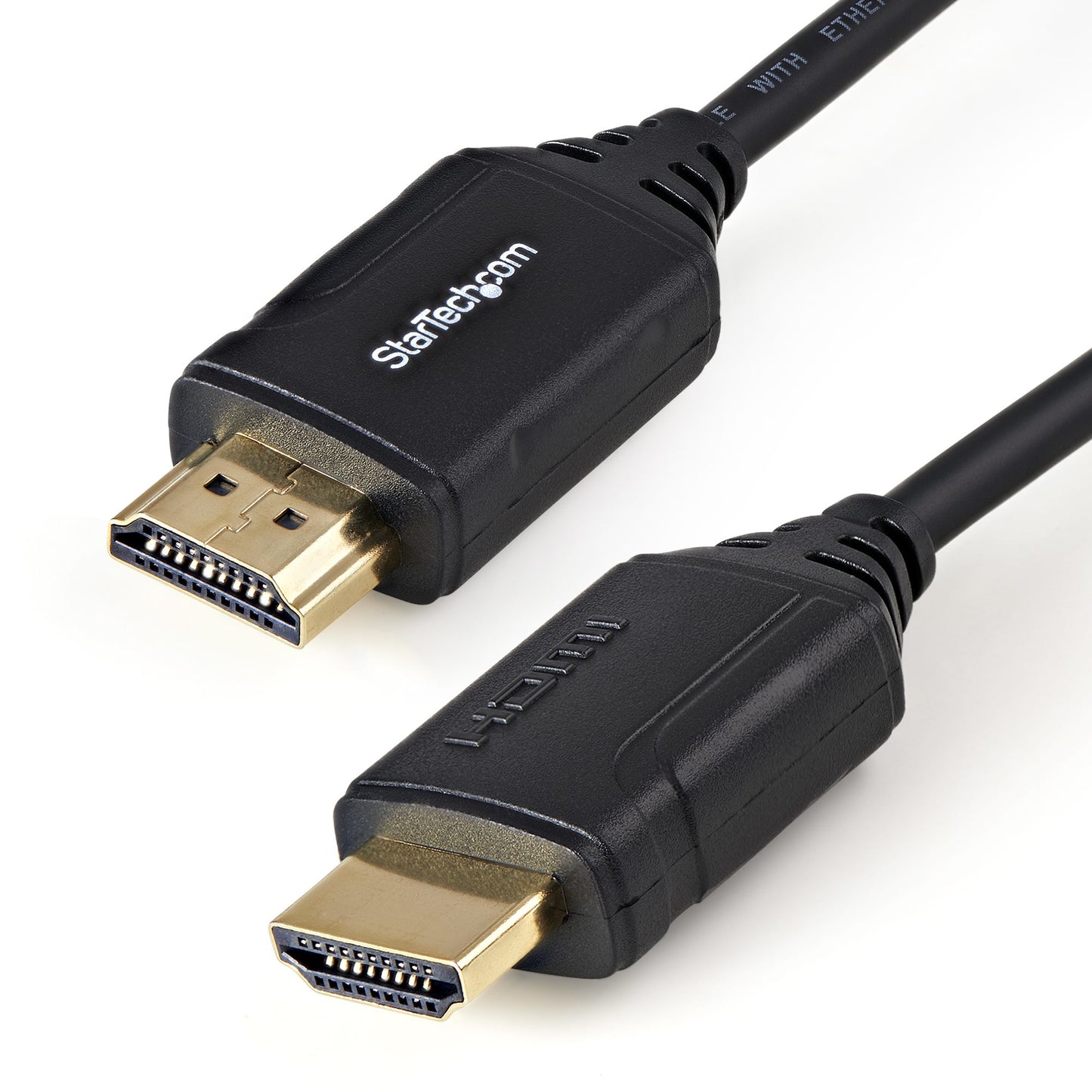 StarTech.com - Cable de 50cm HDMI 2.0 Certificado Premium con Ethernet - HDMI de Alta Velocidad Ultra HD de 4K a 60Hz HDR10 - para Monitores o TV UHD