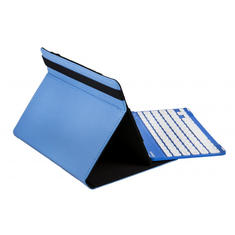 SilverHT - Funda Universal Gripcase con Teclado para tablets de 9 a 10.1" - Azul