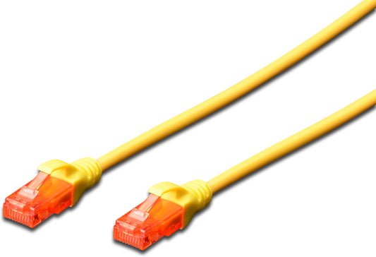 Ewent - IM1029 cable de red Amarillo 5 m Cat6 U/UTP (UTP)