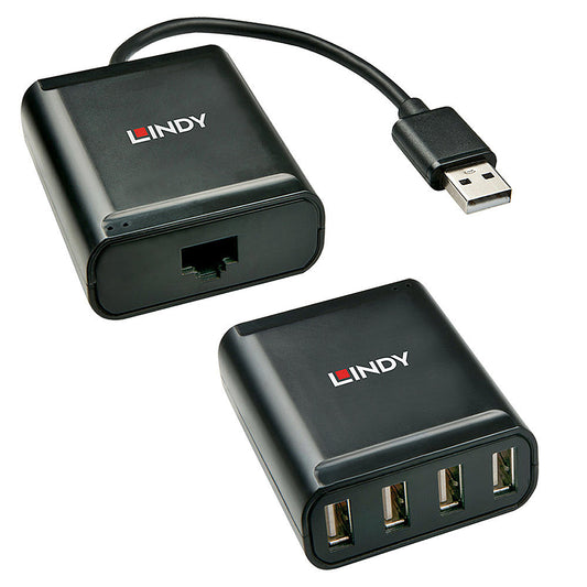 Lindy - 42679 hub de interfaz USB 2.0 Negro