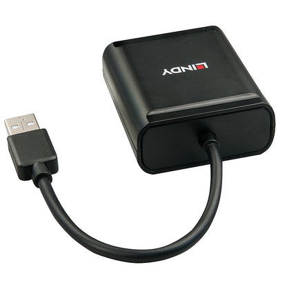 Lindy - 42679 hub de interfaz USB 2.0 Negro