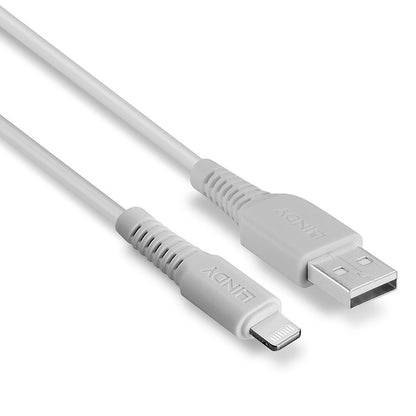 Lindy - 31327 cable de conector Lightning 2 m Blanco