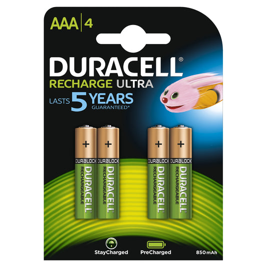 Duracell - StayCharged AAA (4pcs) Batería recargable Níquel-metal hidruro (NiMH)