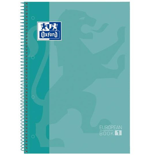 Oxford - CUAD. EBOOK1 OXFORD A4+80H.HZTL VE.MENTA - Pack de 5 unidad - 400078125