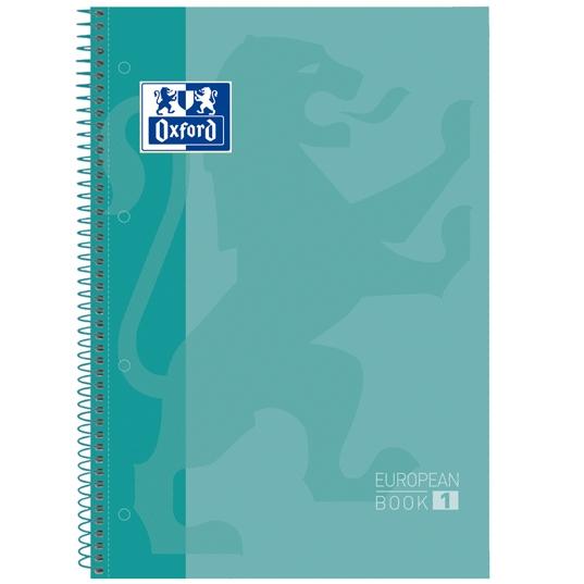 Oxford - CUAD. EBOOK1 OXFORD A4+80H.HZTL VE.MENTA - Pack de 10 unidades - 400078125