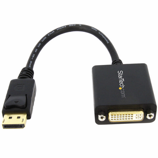 StarTech.com - Adaptador de Vídeo DisplayPort a DVI - Conversor DP - Hasta 1920x1200 - Convertidor Pasivo Externo