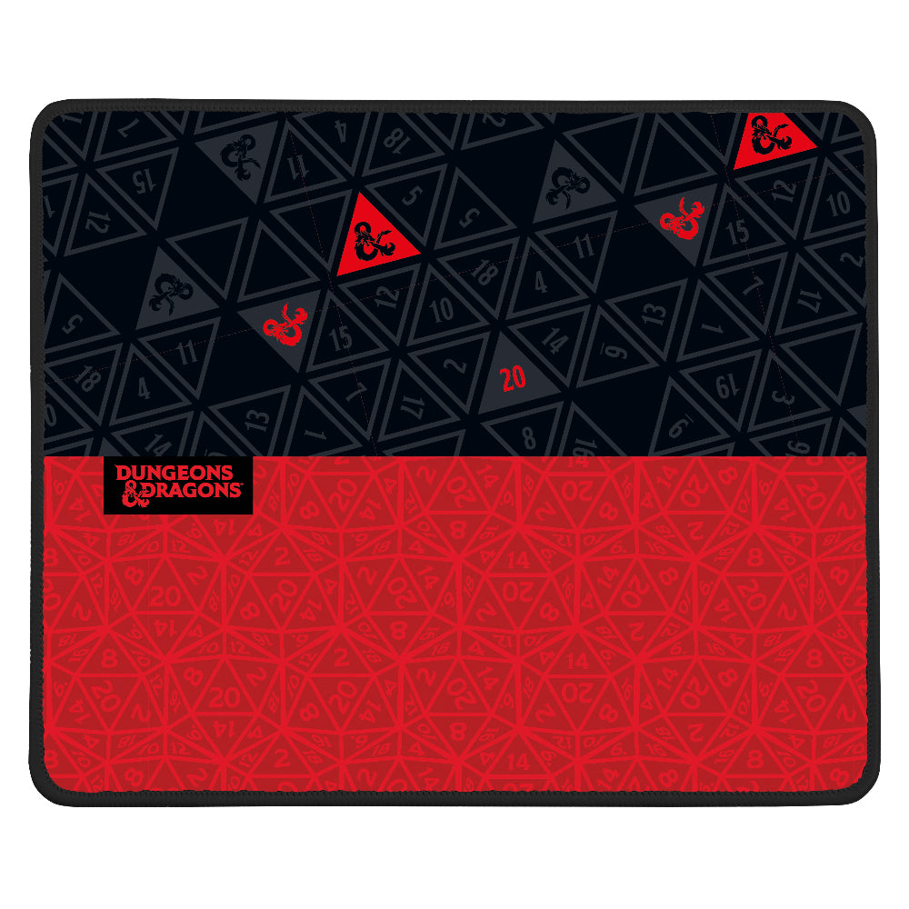 Konix - 3328170292313 Alfombrilla de ratón para juegos Negro  Rojo