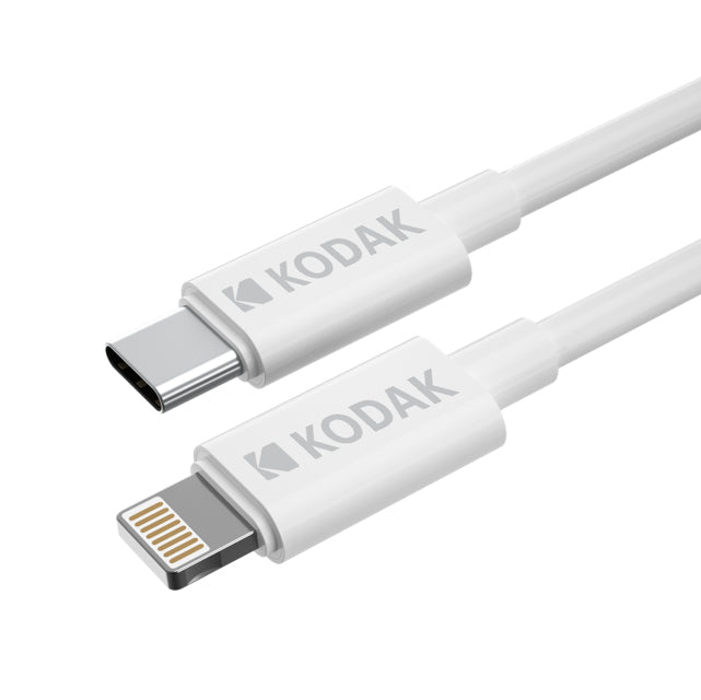 Kodak - 30425989 cable de conector Lightning 1 m Blanco