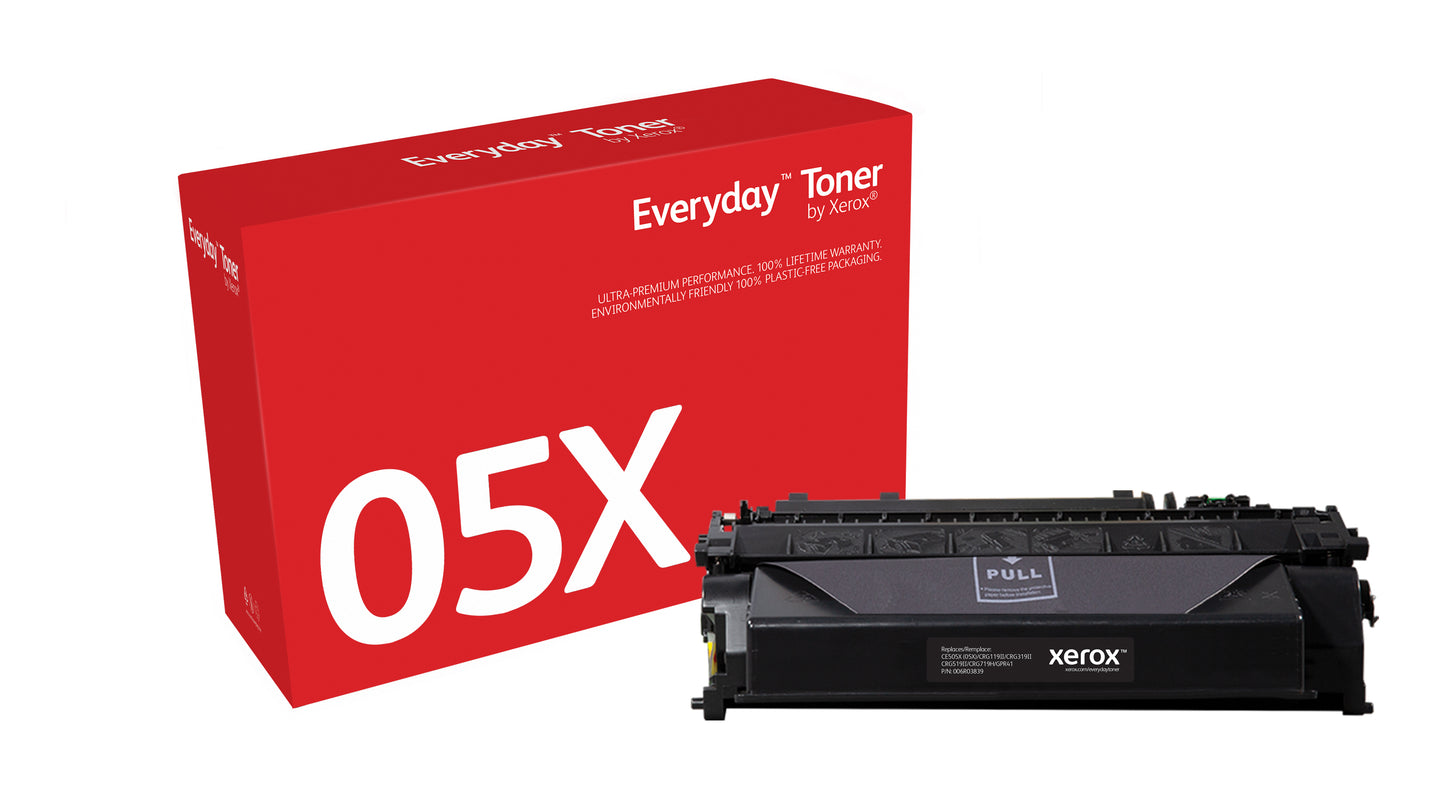 Everyday El tóner ™ Negro de Xerox es compatible con HP 05X (CE505X), High capacity