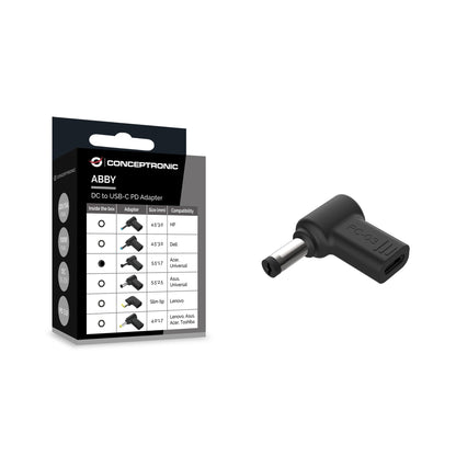 Conceptronic - ABBY15PC03 accesorio para portatil Clavija de adaptador de corriente para ordenador portátil