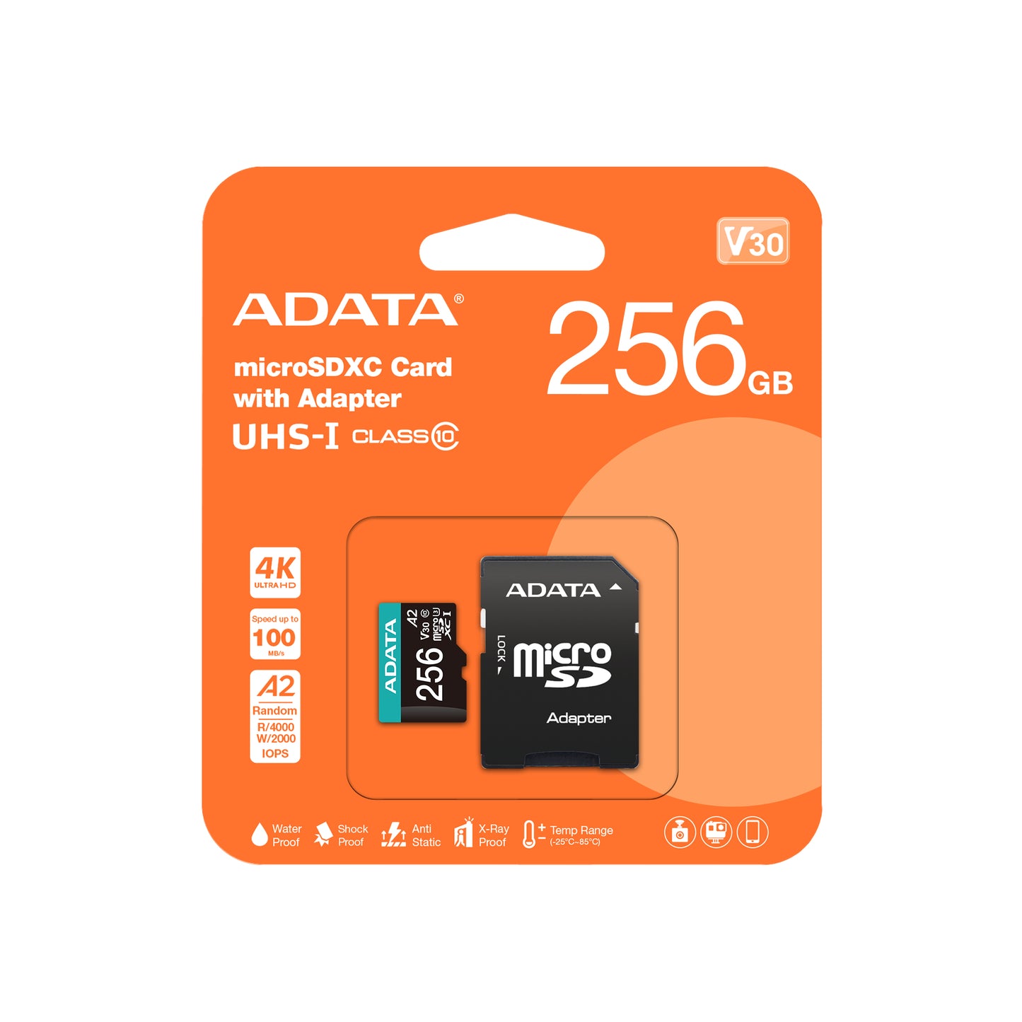 ADATA - Premier Pro 256 GB MicroSDXC UHS-I Clase 10