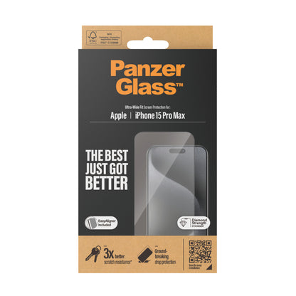 PanzerGlass - Ultra Wide Fit Protector de pantalla Apple 1 pieza(s)