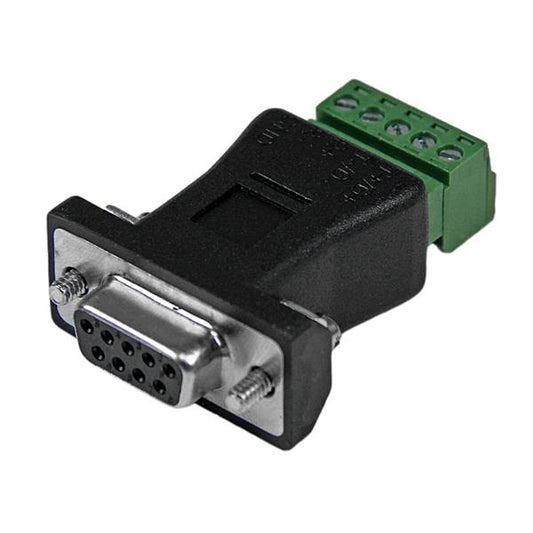 StarTech.com - RS422 RS485 Serial DB9 -> Terminal Block Adapter Negro