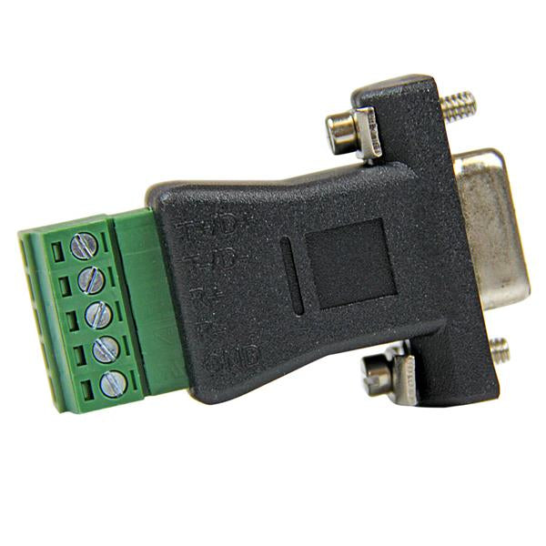 StarTech.com - RS422 RS485 Serial DB9 -> Terminal Block Adapter Negro