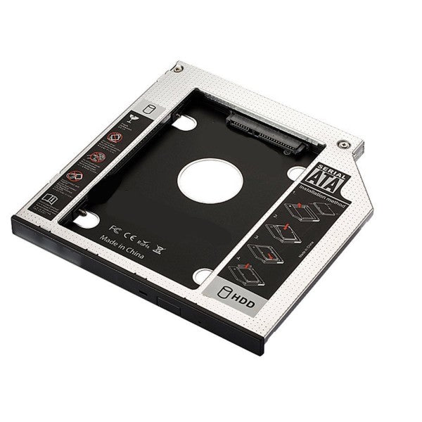 Ewent - EW7003 Acrilonitrilo butadieno estireno (ABS)  Aluminio Negro  Blanco funda para disco duro externo