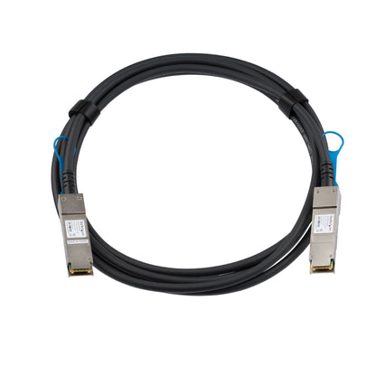 StarTech.com - Cable de 3m Twinax Direct Attach QSFP+ a QSFP+ 40G Compatible con Juniper QFX-QSFP-DAC-3M - DAC de Cobre QSFP+ 40 GbE - DAC Módulo Transceptor Pasivo de Bajo Poder 40 Gbps