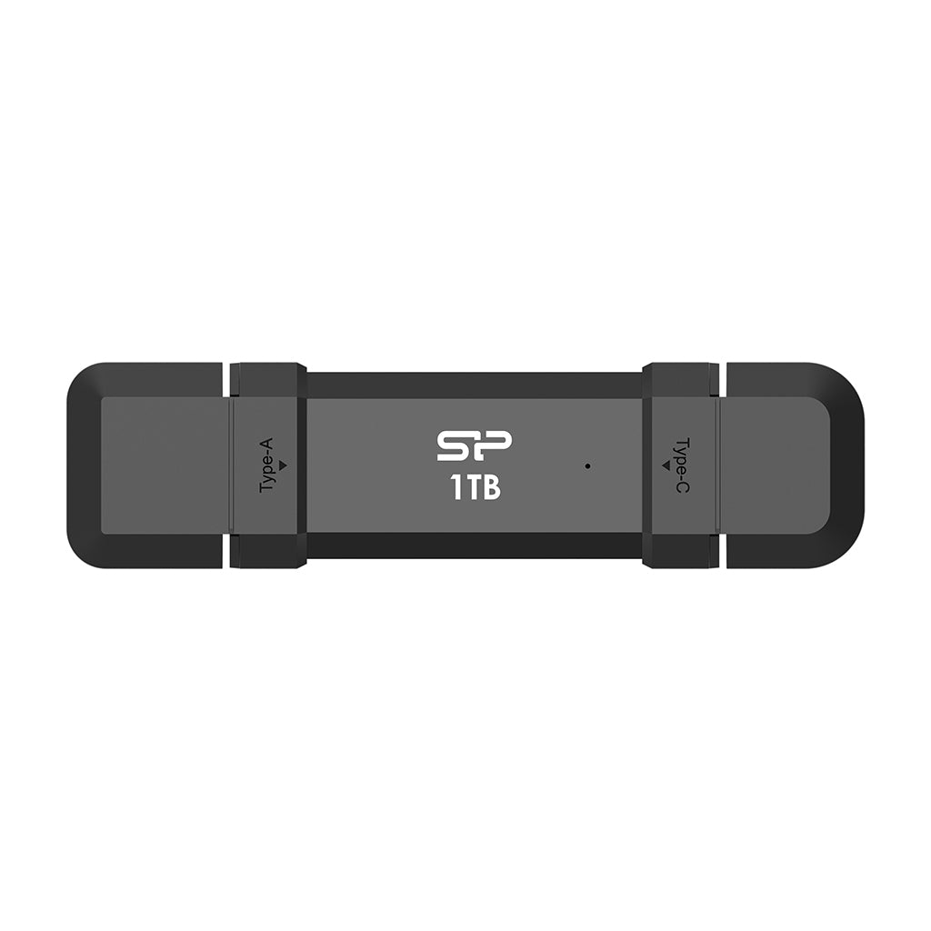 Silicon Power - DS72 unidad flash USB 1 TB USB Type-A / USB Type-C 3.2 Gen 2 (3.1 Gen 2) Negro