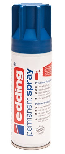 Edding - Permanent Spray pintura acrílica 200 ml Azul Bote de spray