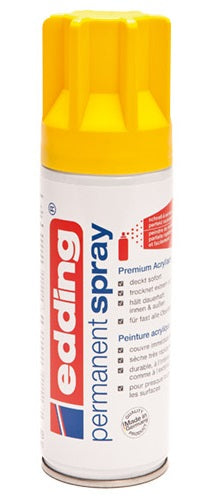 Edding - Permanent Spray pintura acrílica 200 ml Amarillo Bote de spray