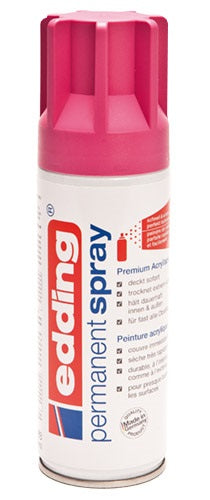 Edding - Permanent Spray pintura acrílica 200 ml Magenta Bote de spray