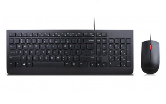 Lenovo - 4X30L79915 teclado Ratón incluido Universal USB QWERTY Español Negro