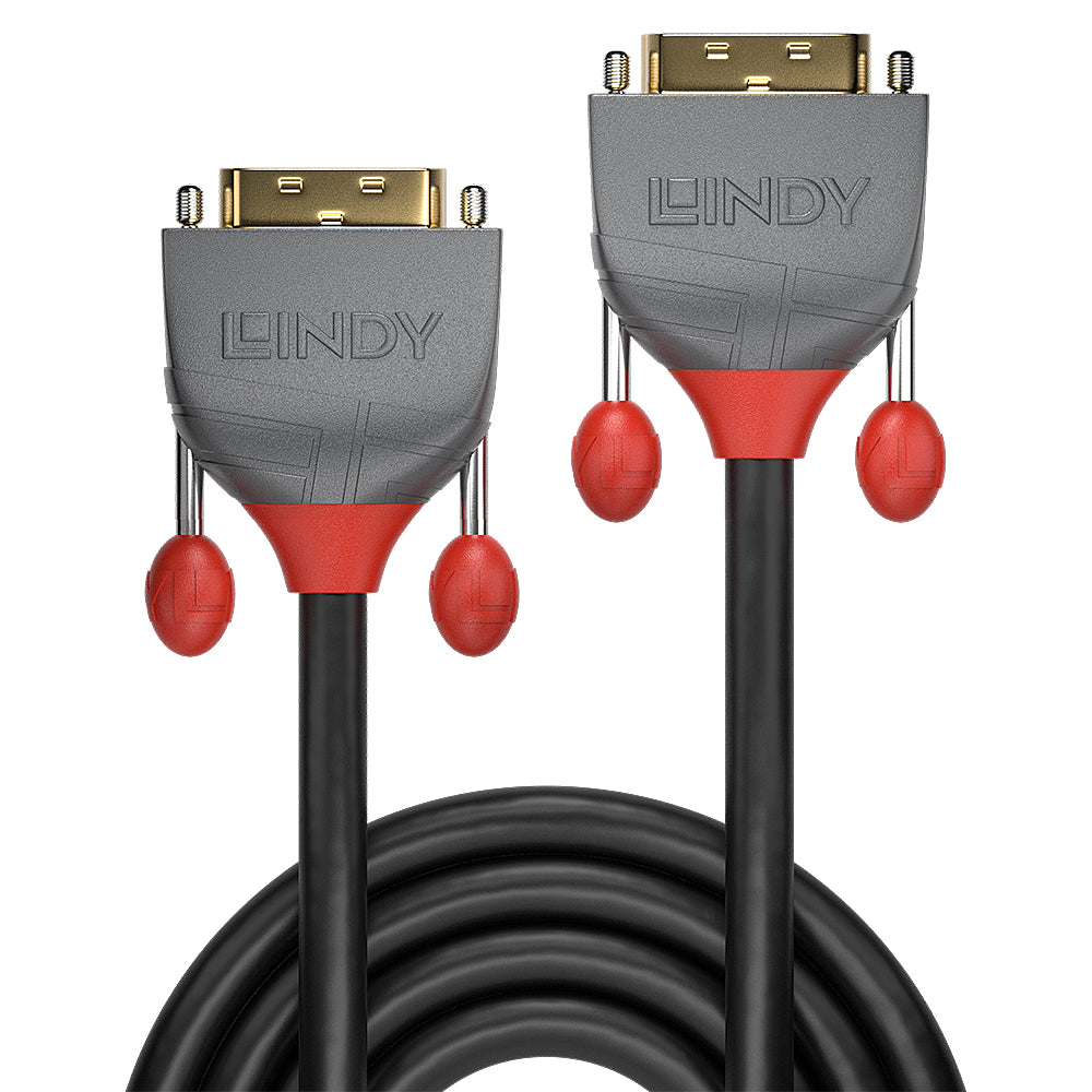 Lindy - 36220 cable DVI 0 5 m DVI-D Gris