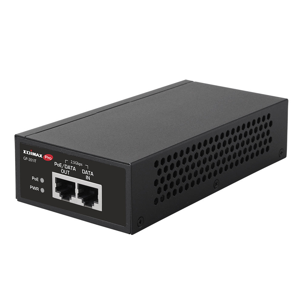 Edimax - GP-201IT adaptador e inyector de PoE 2.5 Gigabit Ethernet  Ethernet rápido  Gigabit Ethernet