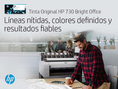 HP Cartucho de tinta DesignJet 730 negro mate de 300 ml