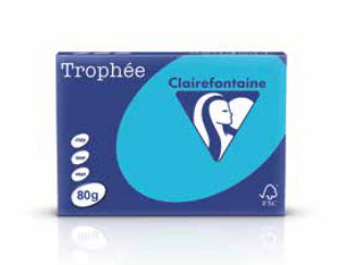 Clairefontaine - Trophée papel para impresora de inyección de tinta A3 (297x420 mm) 500 hojas Amarillo