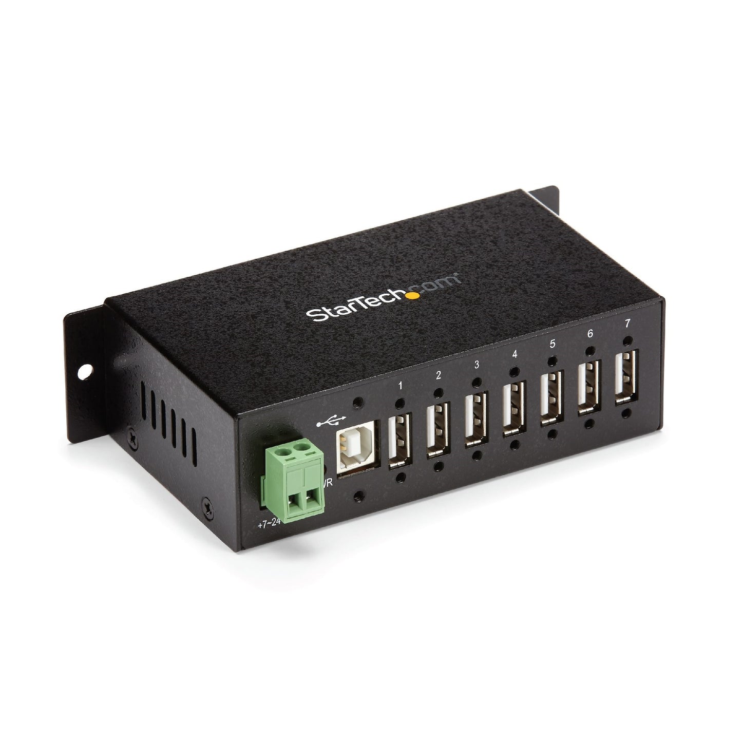 StarTech.com - Hub Industrial de 7 Puertos USB 2.0 con Protección Antiestática ESD y Protección de Picos de 350W