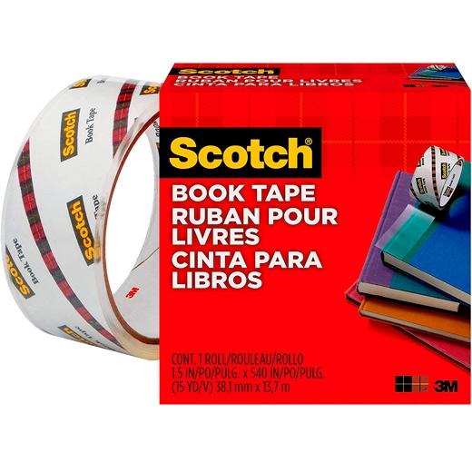 Scotch - SCOTCH CINTA ADHESIVA 845 PARA REPARACIÓN DE LIBROS 38 1MMX13 7M PP TRANSPARENTE